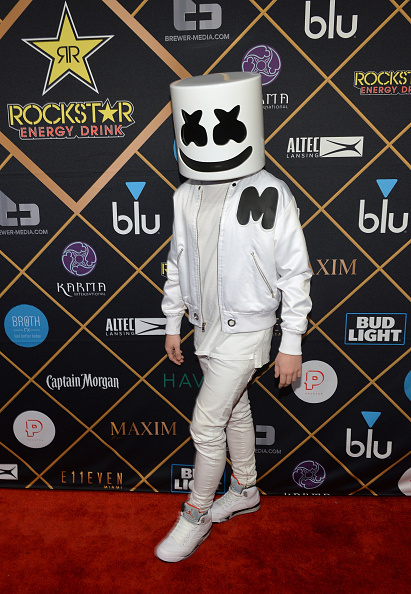 DJ Marshmello attends the 2018 Maxim Party co-sponsored by blu February 3, 2018 in Minneapolis, Minnesota. Khloe Terae,Olivia Caridi,Brandi Cyrus,DJ Bad Ash,Niykee Heaton,Maxim Super Bowl Party,Maxim Super Bowl Party pics,Maxim Super Bowl Party images,Maxim Super Bowl Party stills,Maxim Super Bowl Party pictures,Maxim Super Bowl Party photos