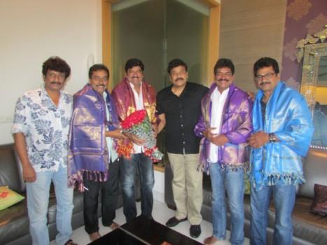 Chiranjeevi invited newly elected MAA members to his residence