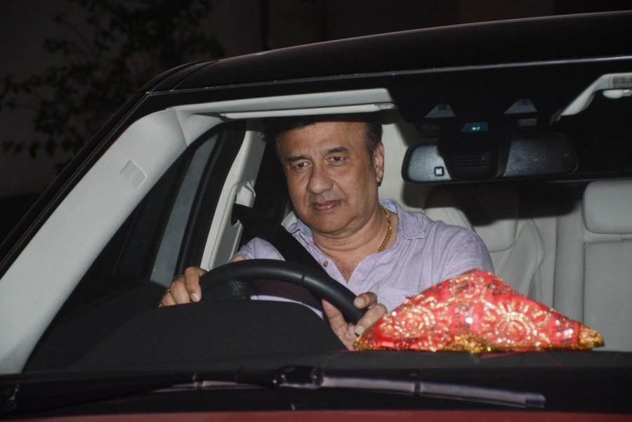 Anu Malik arrives at the special screening of 'Padman’ in Mumbai. Kangana Ranaut,Swara Bhaskar,Anu Malik,Akshay Kumar,Padman special screening,Padman,Padman special screening pics,Padman special screening images,Padman special screening stills,Padman special screening pictures,Padman special screening photos