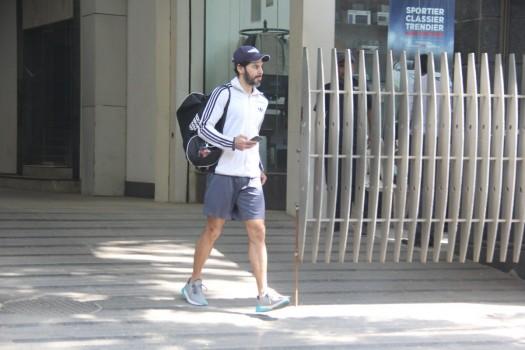 Bollywood actor Dino Morea spotted outside his gym in Bandra.