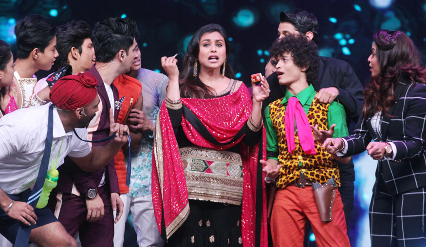 Rani Mukerji promotes her upcoming film 'Hichki' on the sets of Dance India Dance 6. Rani Mukerji,actress Rani Mukerji,Hichki,Hichki promotion,Hichki movie promotion