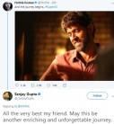 Sanjay Gupta shared, "All the very best my friend. May this be another enriching and unforgettable journey".
