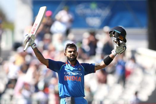 Skipper Virat Kohli slammed his 34th One-day International ton to help India post a competitive 303/6 against South Africa, even as the visitors' untested middle order failed to click in the third of the six-match ODI series, at Newlands here on Wednesday.