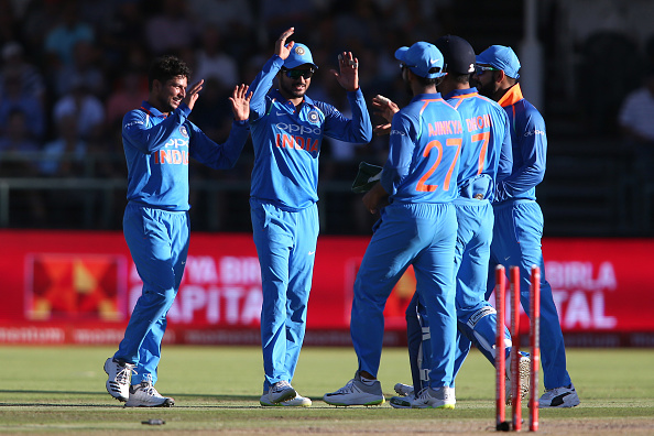 Left-arm spinners Yuzvendra Chahal and Kuldeep Yadav then ran through the South African batting line-up with four wickets each as the hosts folded up for 179 runs in 40 overs. Fast bolwer Jasprit Bumrah bagged two wickets. India beat South Africa,India beat South Africa by 124 runs,India vs South Africa,Virat Kohli