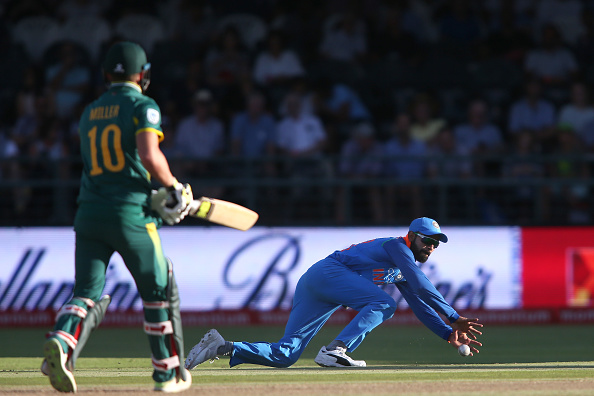 Duminy and Aiden Markram added 78 runs between them off around 15 overs before the latter was stumped off Yadav's bowling. Chahal dismissed Heinrich Klaasen and Duminy off consecutive overs a short while later to leave the hosts struggling at 95/4 in the 22nd over. That knocked the wind out of the South African batting and the hosts could never recover from there. India beat South Africa,India beat South Africa by 124 runs,India vs South Africa,Virat Kohli