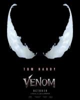 Tom Hardy,Venom first look poster,Venom first look,Venom poster,Venom movie poster,Michelle Williams,Riz Ahmed
