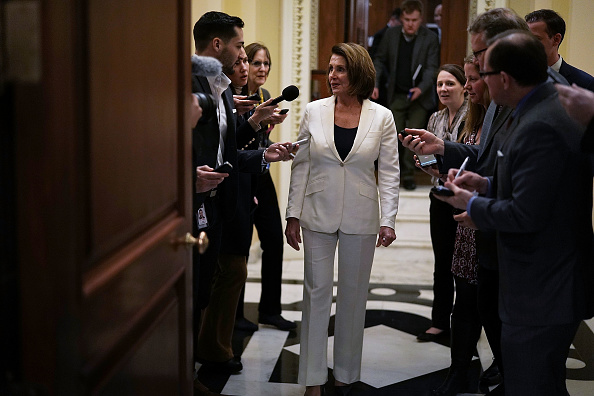 A source close to the California Democrat told CNN that she thought of the idea overnight to speak for hours on the House floor. She was wearing four-inch-heels while delivering the speech and only sipped water, the source said. Nancy Pelosi,US politician Nancy Pelosi,Nancy Pelosi eight-hour speech,Nancy Pelosi speech,Nancy Pelosi speech on DACA,Nancy Pelosi on DACA