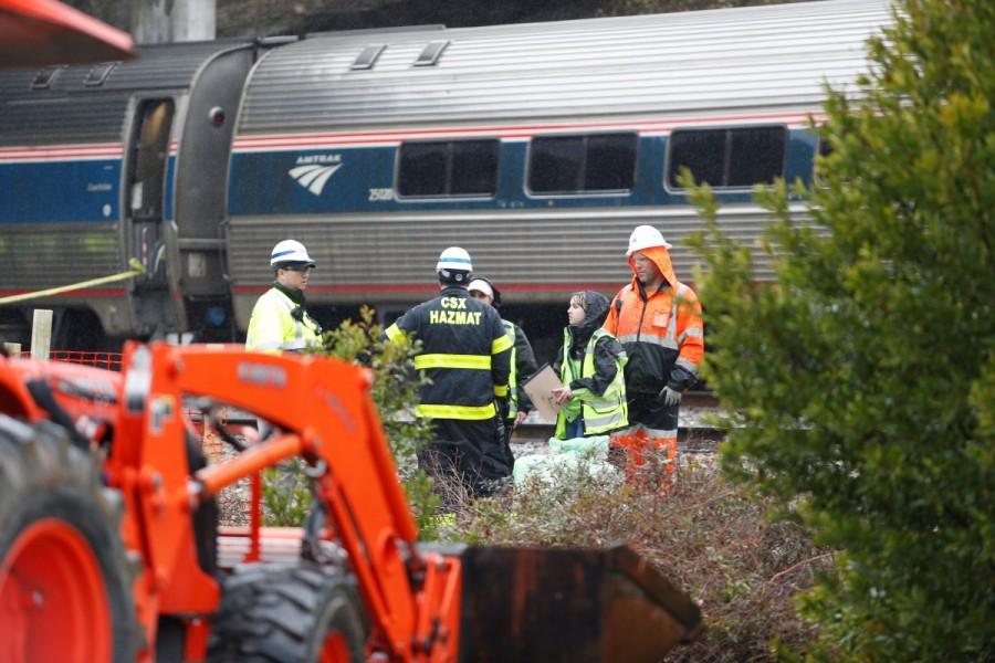 The Lexington County Sheriff's Department tweeted that the collision and derailment occurred near Charleston Highway and Pine Ridge Road. Amtrak passenger train,parked freight train,South Carolina,South Carolina train accident