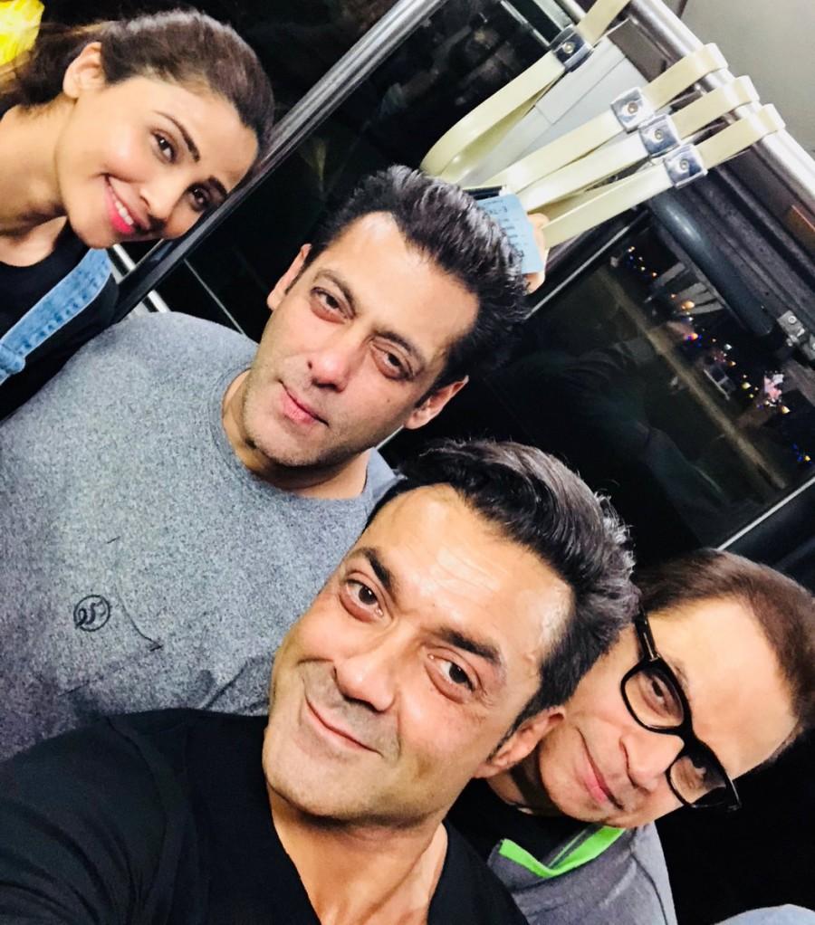 Bobby shared the news on Sunday on a Twitter post, where he shared a photograph of himself along with Salman, Daisy and the film's producer Ramesh Taurani.  "Racing on, in Bangkok! Daisy Shah, Salman Khan, Ramesh Taurani 'Race 3'," Bobby captioned the image. Directed by Remo D'souza, "Race 3" also stars Jacqueline Fernandez, Anil Kapoor and Saqib Saleem. Salman Khan,Bobby Deol,Daisy Shah,Race 3,Race 3 shooting,Race 3 movie shooting,Race 3 shooting in Bangkok,Race 3 in Bangkok,Salman Khan in Bangkok