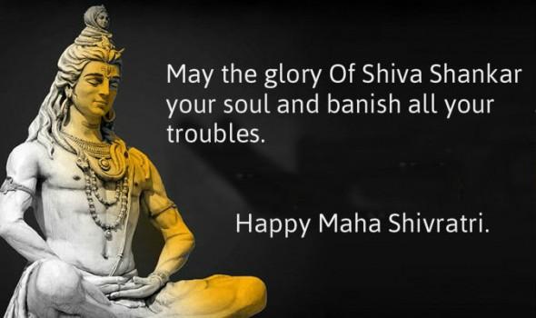 May the glory Of Shiva Shankar uplift your soul and banish all your troubles. Happy Maha Shivratri.
