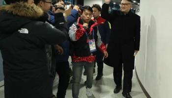 Kim Jong Un,Kim Jong Un lookalike,Celebs lookalike,2018 Winter Olympics,Kim Jong Un lookalike pics,Kim Jong Un lookalike images,Korean hockey team