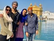 Actor Taapsee Pannu was recently spotted at the Golden Temple, Amritsar to seek the blessings  before commencing her next film Anurag Kashyap's Manmarziyan.