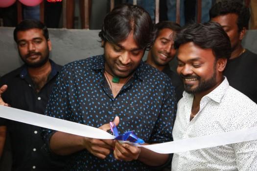 Actor Vijay Sethupathi launches Chals dance studio in Chennai.