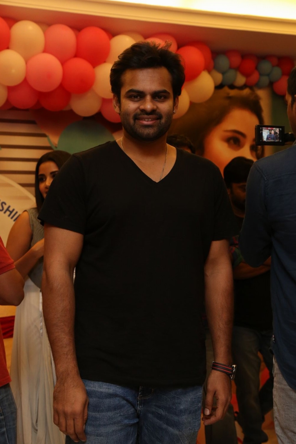 Sai Dharam Tej at Anupama Parameswaran's birthday celebration. Anupama Parameswaran,Anupama Parameswaran birthday,Anupama Parameswaran birthday celebration,Sai Dharam Tej,Anupama Parameswaran pics,Anupama Parameswaran images,Anupama Parameswaran wallpapers