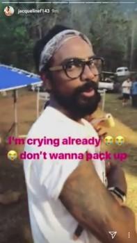 The actress expressed that she was feeling like crying as the shot was coming to an end. Posting a video of the director Remo from the sets of Race 3 the actress expressed her sadness as the shooting schedule was ending,  