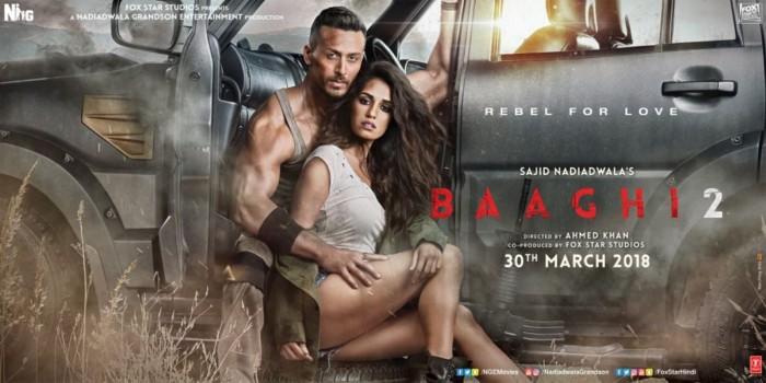Sajid Nadiadwala's 'Baaghi 2' is buzzing and how! As the audience is all set to witness the power-packed trailer today, the makers have treated us with a sizzling poster of Tiger Shroff and Disha Patani. After teasing the audience with a sneak peek into 'Baaghi 2' with a teaser and an action poster, the latest posters turn up the heat with the sizzling chemistry of Tiger Shroff and Disha Patani.
