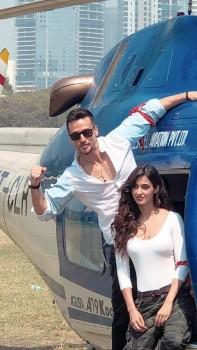 Tiger Shroff and Disha Patani made perfect Baaghi appearance for their trailer launch today.