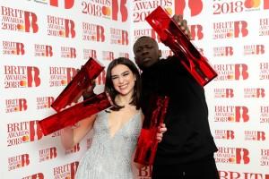 BRIT Awards 2018,BRIT Awards,Dua Lipa and Stormzy,Dua Lipa,Stormzy,O2 Arena,Brit awards pics,Brit awards images