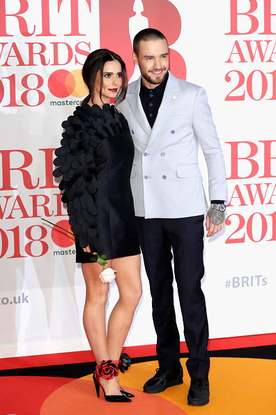 Liam Payne and Cheryl Cole attend The BRIT Awards 2018. Liam Payne and Cheryl Cole,Liam Payne,Cheryl Cole,Brit Awards 2018,Brit Awards 2018 red carpet