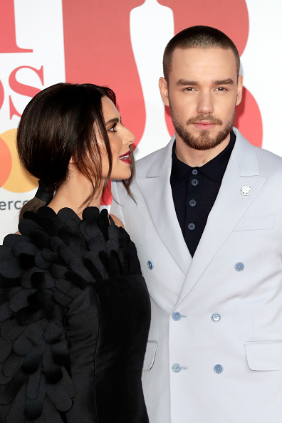 Liam Payne and Cheryl Cole attend The BRIT Awards 2018 on February 21, 2018. Liam Payne and Cheryl Cole,Liam Payne,Cheryl Cole,Brit Awards 2018,Brit Awards 2018 red carpet