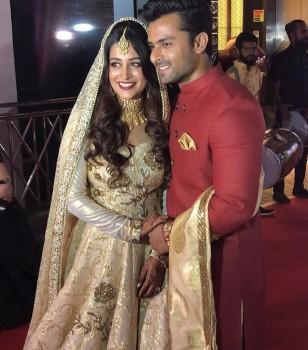 The Sasural Simar Ka couple, Shoaib Ibrahim and Dipika Kakar hosted a grand wedding reception for their friends and colleagues on February 26.
