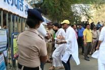 Katrina Kaif arrives at the crematorium for the late Sridevi's funeral.