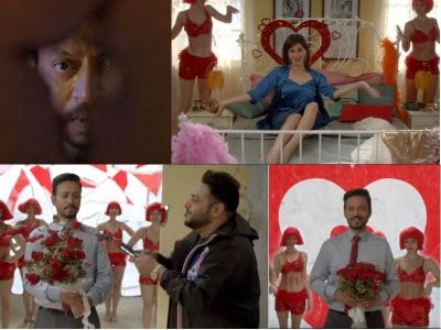 The situational song with ironic lyrics mocks the situation of Irrfan's character in the film as he discovers an opportunity in one of the most serious situations of finding his wife in bed with someone else. The quirky, upbeat number yet again presents the ultimate question "What will you do if you find your wife in bed with someone else?" Blackmail,irrfan khan blackmail,Arunoday Singh,bollywood movie Blackmail,Blackmail poster,Blackmail wallpaper