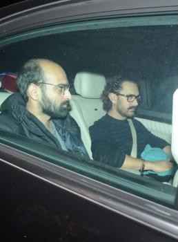 Aamir Khan visits Sridevi's residence to offer condolences.