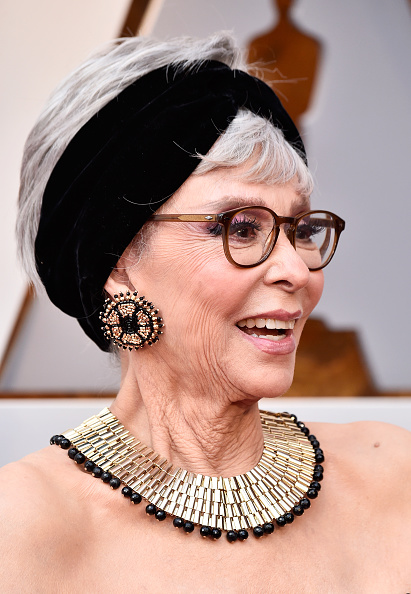 Rita Moreno attends the 90th Annual Academy Awards at Hollywood & Highland Center on March 4, 2018 in Hollywood, California. Rita Moreno,actress Rita Moreno,Rita Moreno at Oscars 2018,Oscars 2018,Oscars 2018 pics,Oscars 2018 images