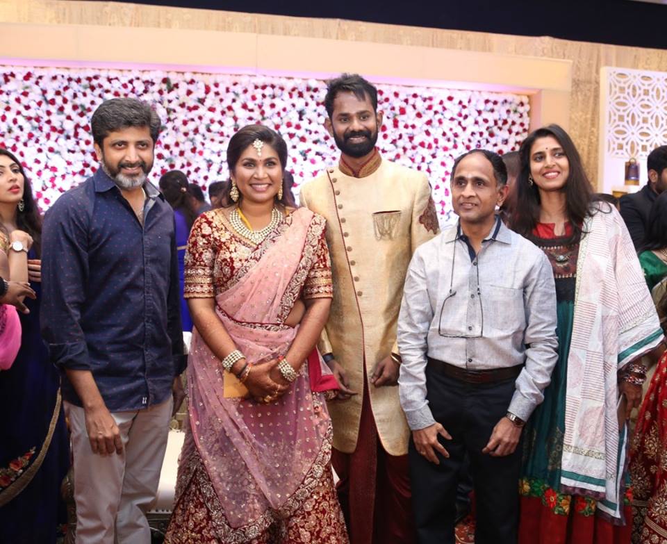 Mohan Raja at Ramesh Thilak and Navalakshmi wedding reception. Vijay Sethupathi,Venkat Prabhu,Mohan Raja,KS Ravikumar,Ramesh Thilak and Navalakshmi,Ramesh Thilak,Navalakshmi wedding reception,Ramesh Thilak and Navalakshmi wedding reception pics,Ramesh Thilak and Navalakshmi wedding reception images