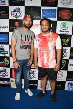 Yuvraj Singh conducted the toss in favour of team Bombay blasters.