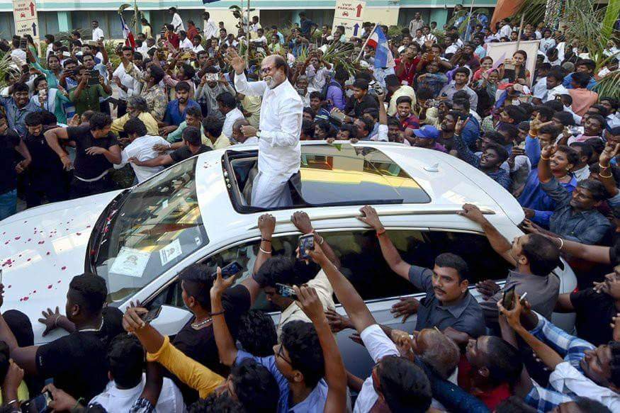 He said he has learnt politics from DMK leader M. Karunanidhi and Congress leader late G.K. Moopanar. Rajinikanth,Superstar Rajinikanth,Rajinikanth in politics,Rajinikanth unveils MGR statue,MGR statue,MGR statue pics,MGR statue images