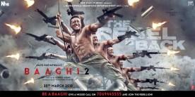 Ronnie aka Tiger Shroff goes all guns blazing in this new poster of Baaghi 2.
