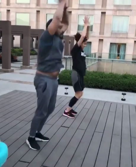 Anurag Kashyap posted a few videos of him working out with Taapsee. We all know that Taapsee Pannu is a fitness freak and going by the video it seems she has found a new workout partner on sets. Taapsee Pannu and Anurag Kashyap,Taapsee Pannu,Anurag Kashyap,Taapsee Pannu workout,Anurag Kashyap workout,Manmarziyaan,anurag kashyap film