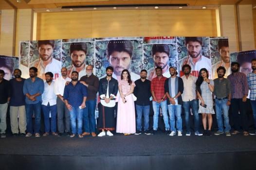 Nota movie press meet event held in Chennai. Vijay Devarakonda, Mehreen Pirzada, Sathyaraj, Producer KE Gnanavel Raja and Vijay Varadharaj graced the event.