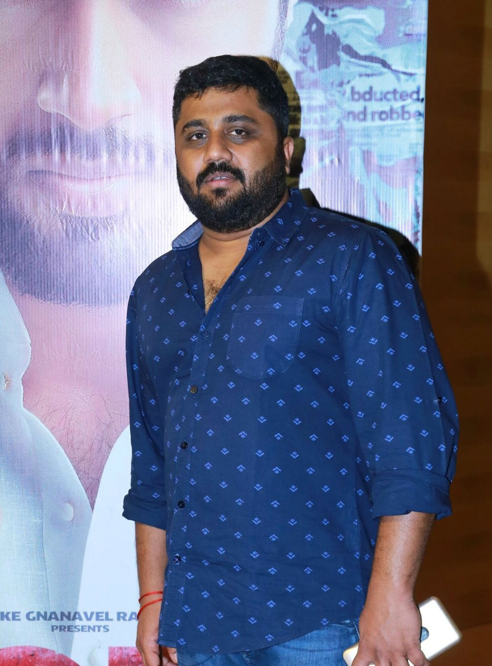 Producer KE Gnanavel Raja at Nota press meet. Vijay Devarakonda,Mehreen Pirzada,Sathyaraj,Nota press meet,Nota movie press meet,Nota press meet pics,Nota press meet images,Nota,Telugu movie Nota