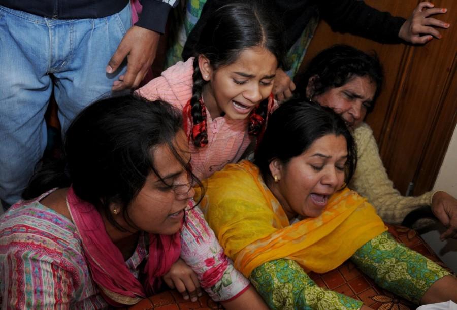 Bereaved family members of Sufi singer Pyarelal, one of the two noted Sufi singers Wadali Brothers who breathed his last at an Amritsar hospital on March 9, 2018. He was 75. Sufi singer Pyarelal,singer Pyarelal,singer Pyarelal dead,Pyarelal Wadali died at 75,Pyarelal Wadali dead,Pyarelal Wadali,Pyarelal Wadali sufi singer,Pyarelal Wadali brothers,Pyarelal Wadali cardiac arrest