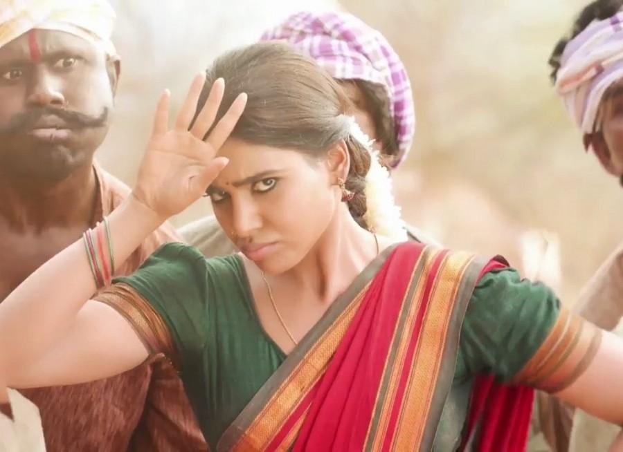 Samantha Akkineni is seen as Rama Lakshmi in Rangasthalam. Samantha,actress Samantha,Samantha Ruth Prabhu,Samantha in Rangasthalam,Rangasthalam,Rangasthalam movie,Rangasthalam poster,Samantha poster,Samantha wallpaper,Rangamma Mangamma