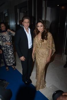 Shah Rukh Khan and Gauri Khan pose together during the Hello Hall of Fame Awards 2018 held at St. Regis hotel in Mumbai.