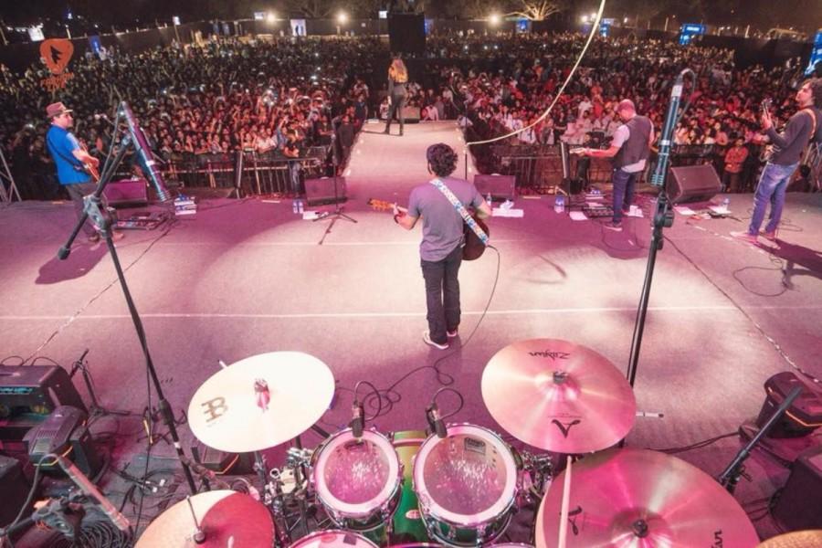 The actor who has founded his music band in 2013 as a part of the actor's Men Against Rape and Discrimination (MARD) initiative, has been performing across India. Farhan Akhtar Live,Farhan Akhtar,actor Farhan Akhtar,Farhan Akhtar perform in Odisha,Farhan Akhtar globe performing