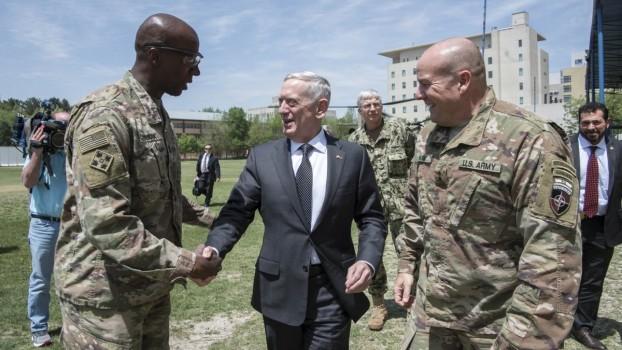 US Defence Secretary James Mattis arrived in the Afghan capital on Tuesday on a surprise visit to meet Afghan authorities and commanders of NATO and US forces in the country.