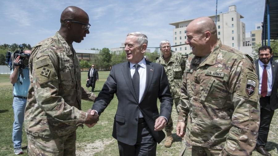 US Defence Secretary James Mattis arrived in the Afghan capital on Tuesday on a surprise visit to meet Afghan authorities and commanders of NATO and US forces in the country. US Defense Secretary James Mattis,James Mattis,US Defense Secretary,James Mattis in Kabul,James Mattis visits Kabul