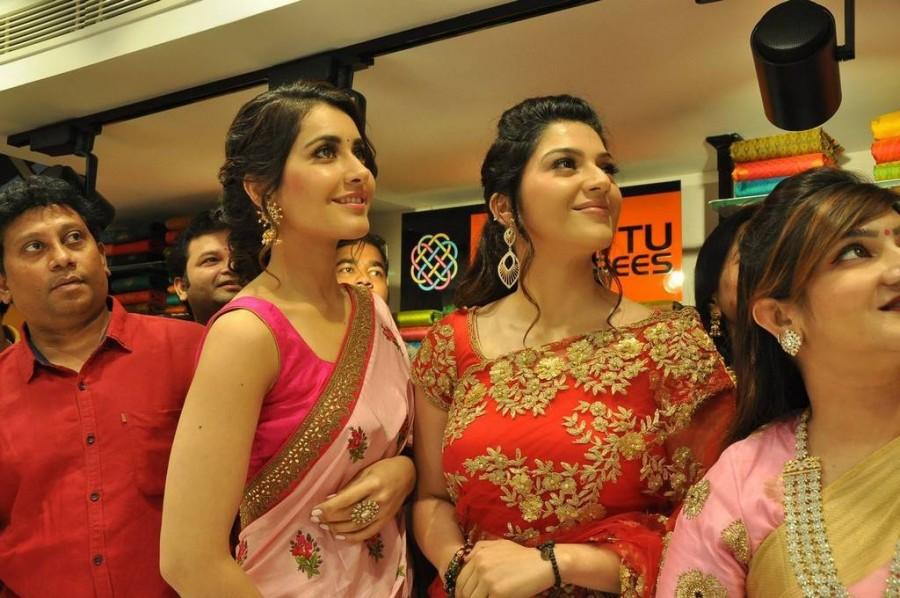 South Indian actresses Raashi Khanna and Mehreen Pirzada launches KLM Fashion Mall at Nellore. Raashi Khanna,Mehreen Pirzada,KLM fashion mall,KLM fashion mall launch,KLM fashion mall opening,Raashi Khanna pics,Raashi Khanna images,Mehreen Pirzada pics,Mehreen Pirzada images