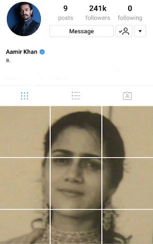 Aamir Khan captioned the picture writing, "The person because of whom I am who I am..." Aamir Khan,actor Aamir Khan,Aamir Khan Instagram,Aamir Khan instagram post,Aamir Khan mother,happy birthday Aamir Khan,Aamir Khan pics,Aamir Khan images
