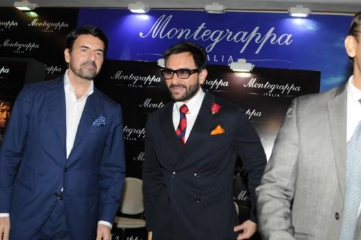 Saif Ali Khan Launches Montegrappa Italy Luxury Brand Watch