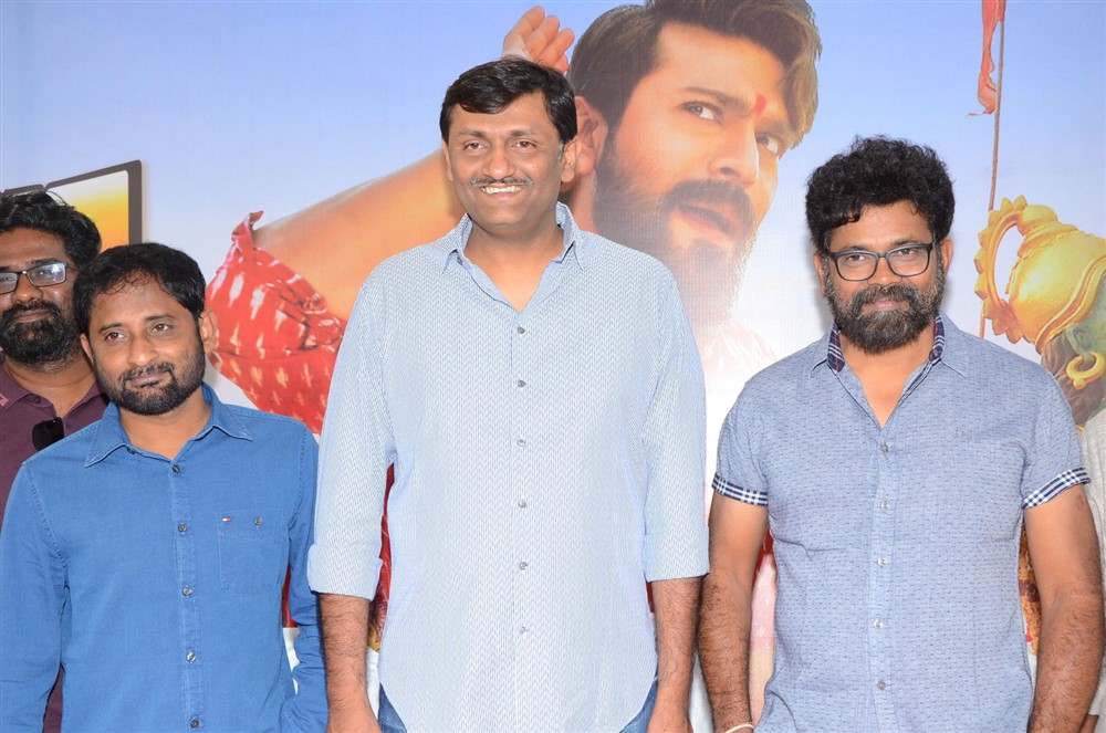 Sukumar, Chandrabose at Ram Charan's Rangasthalam press meet - Photos ...