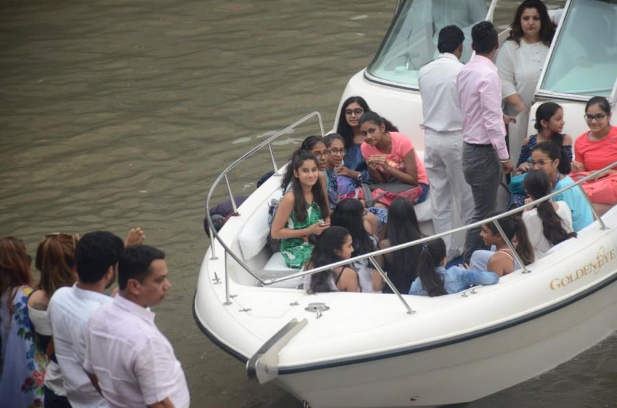 Raveena Tandon celebrated daughter Rasha s 13th birthday on a yacht near Gateway of India, Mumbai. Raveena Tandon,actress Raveena Tandon,Raveena Tandon celebrates daughter Rasha birthday,Raveena Tandon daughter Rasha,Rasha birthday,Rasha,Rasha birthday celebration