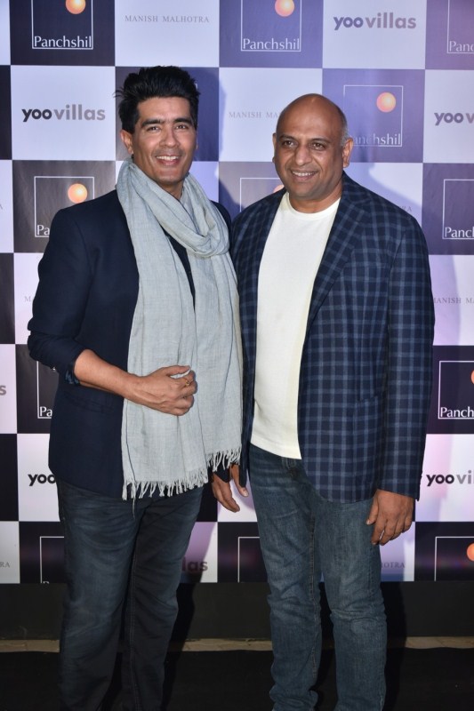 Atul Chordia , Chairman of Panchil and Manish Malhotra. Radhika Apte,Aditi Rao,Nushrat Bharucha,Manish Malhotra,Manish Malhotra summer couture 2018,Manish Malhotra summer couture