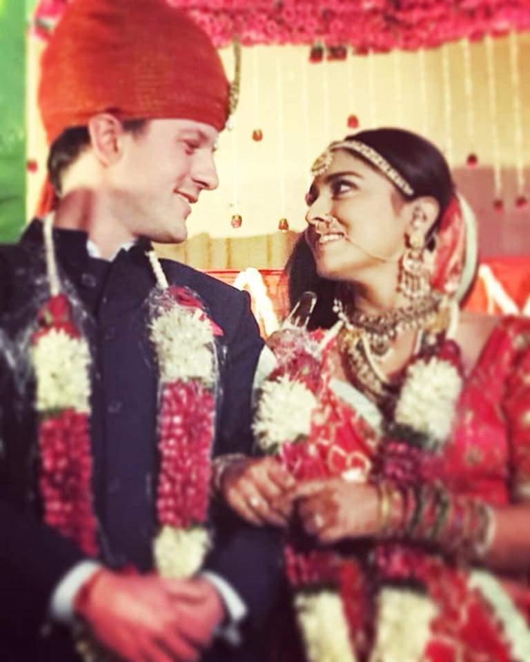 Shriya Saran tied the knot with her boyfriend Andrei Koscheev in Mumbai on 12 March. Shriya Saran and Andrei Koscheev,Shriya Saran,Andrei Koscheev,Shriya Saran wedding pics,Shriya Saran wedding pictures,Shriya Saran wedding photos,Shriya Saran marriage,Shriya Saran marriage pics,Shriya Saran marriage images,Shriya Saran marriage photos