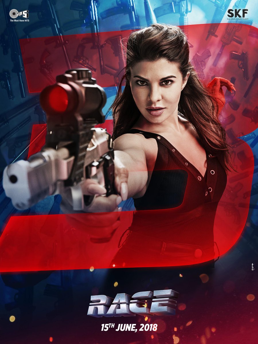Meet Jessica: Race 3 new poster featuring Jacqueline Fernandez. Race 3,Race 3 logo,Race 3 first look,Race 3 poster,salman khan race 3,Jacqueline Fernandez,Jacqueline Fernandez Race 3,Salman Khan,Salman Khan pics